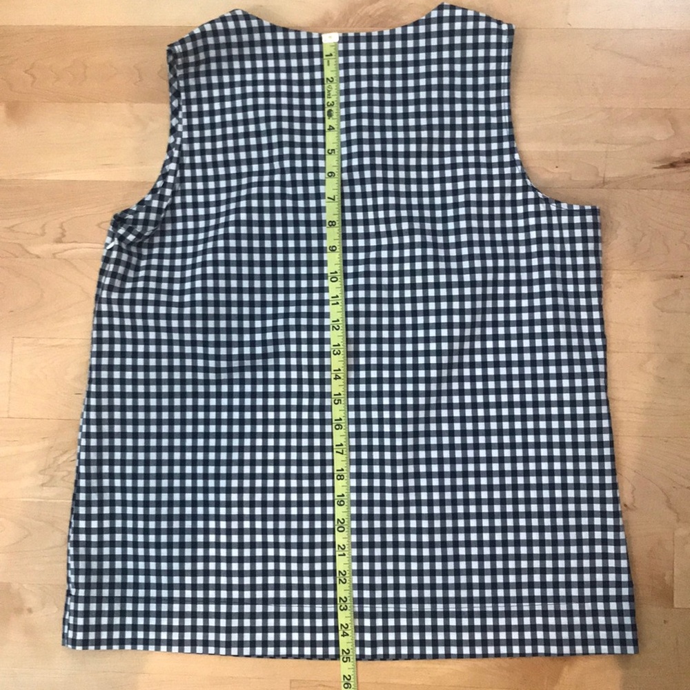 Navy Checked Tank - Picture 4 of 5